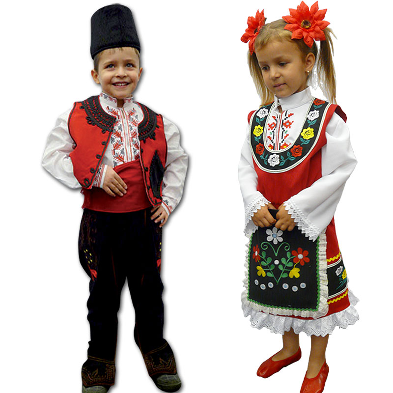 Детски тракийски носии