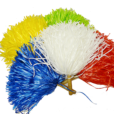 Pompoms for cheerleaders