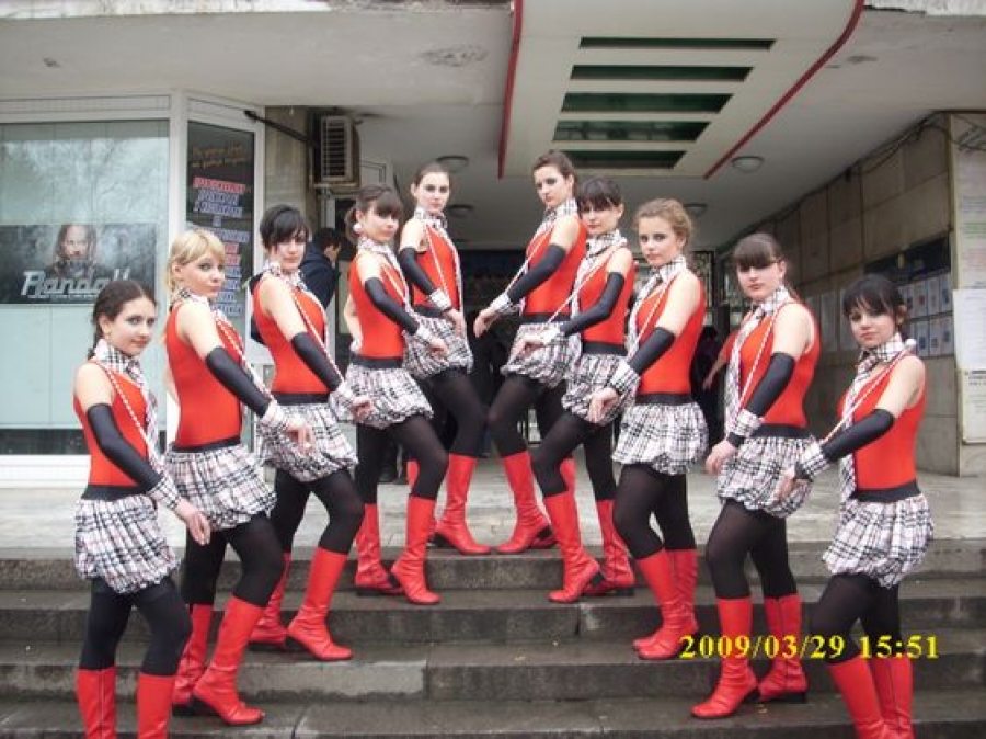 Sports cheerleading costumes for ODK Pazardzhik 1