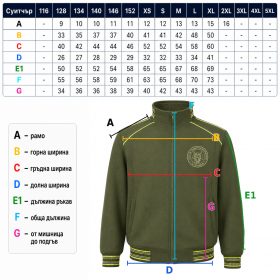 Sports jacket 07 Sophrony Vrachanski Plovdiv sizes