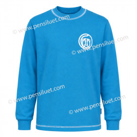 T-shirt 02 Blue long sleeve - student uniform of National University Hristo Botev Plovdiv