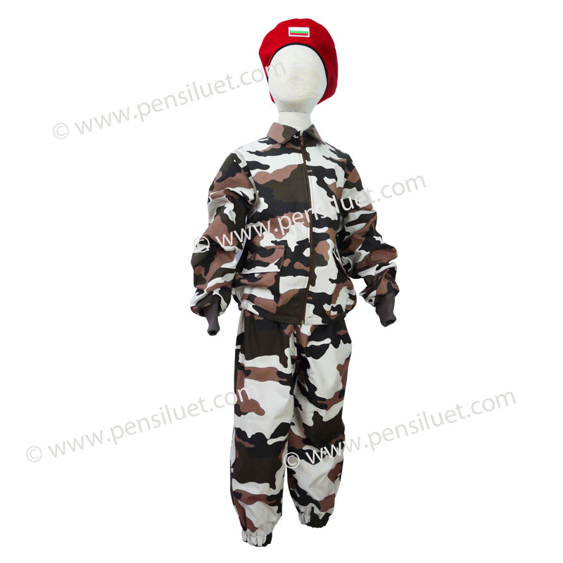 Children's camouflage suit