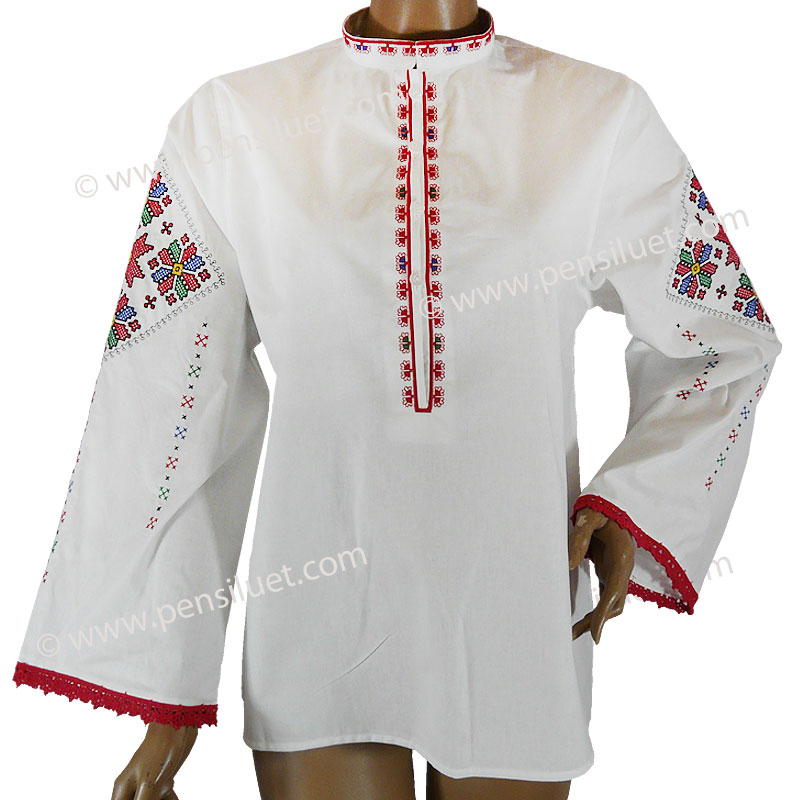 Shopska women's blouse 03 cross