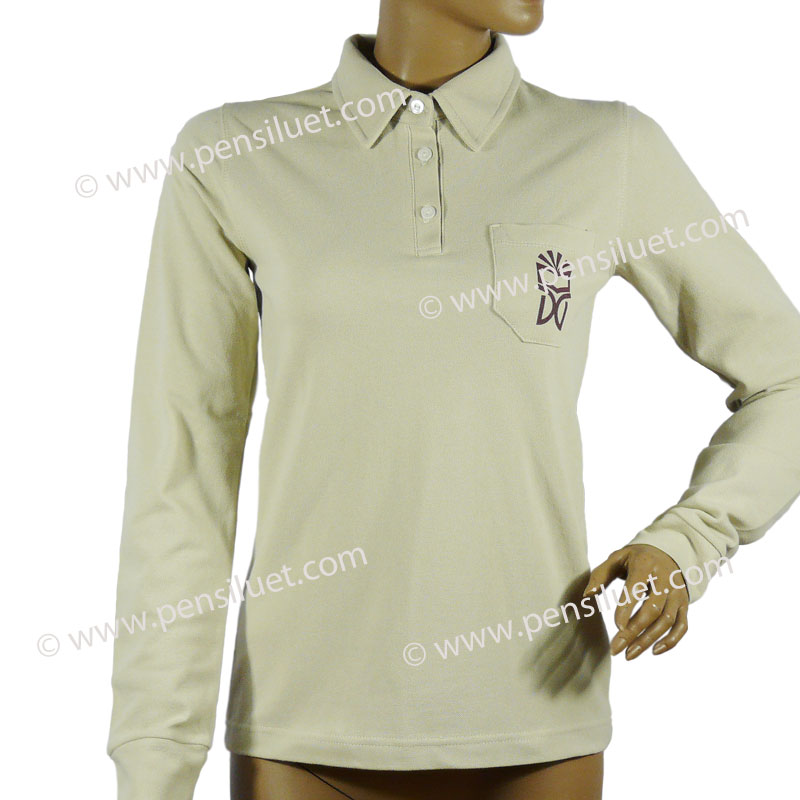 Вталена трикотажна блуза 01 д.р. ученическа униформа на ОУ Душо Хаджидеков