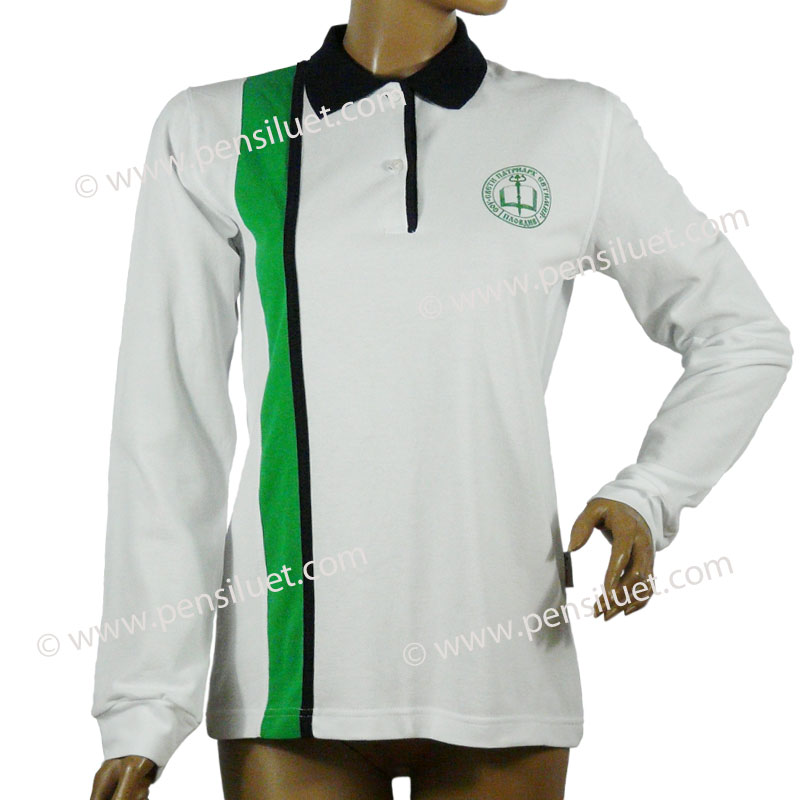 Sports fitted blouse 05 long sleeves