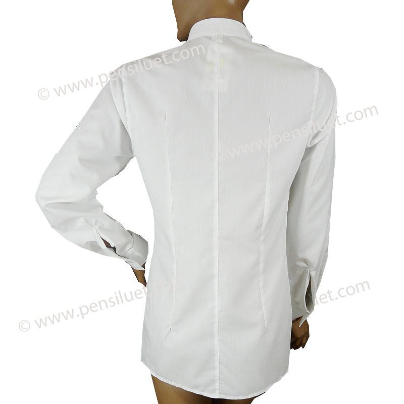 Women's blouse with embroidery 14M3 long sleeves