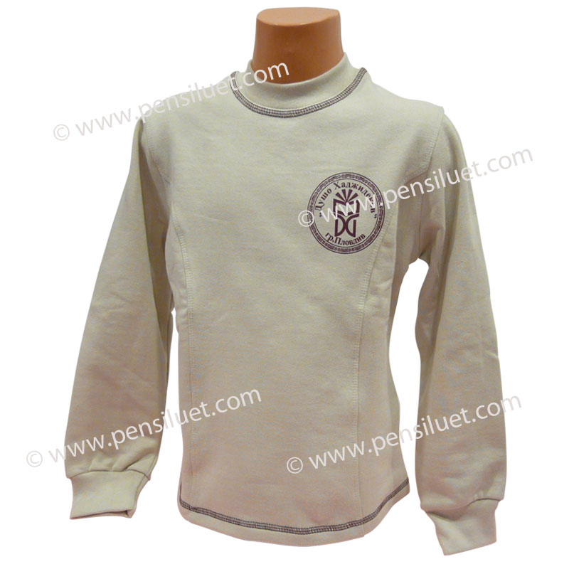 Fitted quilted blouse 01 student uniform of Dusho Hadjidekov Primary School
