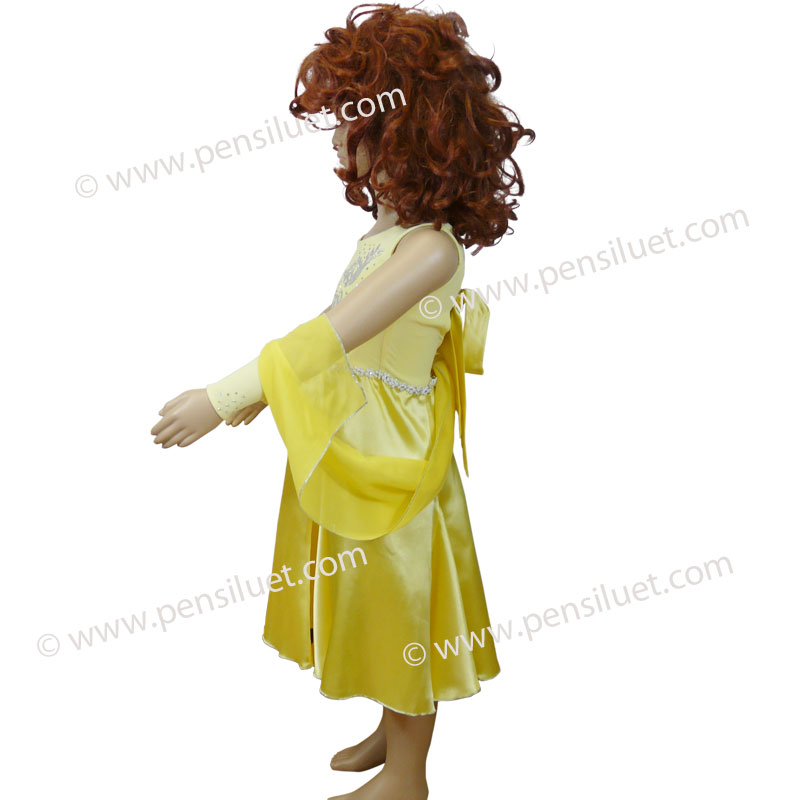 Детска Валсова рокля 02 жълта