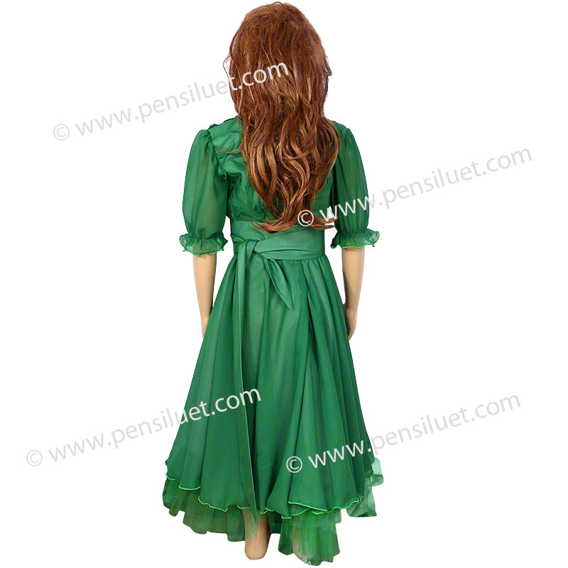 Детска Валсова рокля 01 зелена