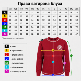 Quilted blouse 17 SU uniform Tsanko Tserkovski Polski Trambesh sizes