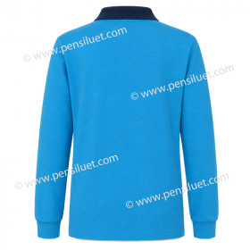 Knitted blouse long sleeve 02 student uniform of National University Hristo Botev Plovdiv back