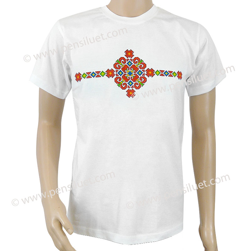 Folk T-shirt 06 with folklore motifs