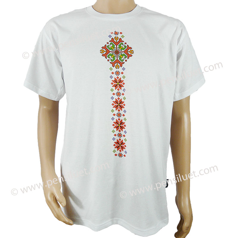 Folklore T-shirt 11 with folklore motifs