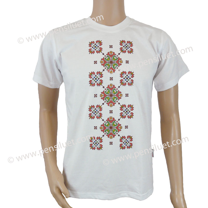 Folklore T-shirt 12V2 with folklore motifs