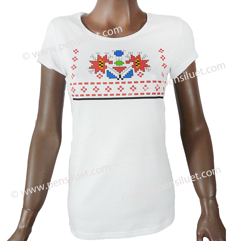 Folk Women's T-shirt 15 with folklore motifs