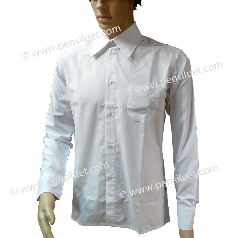 Мъжка риза официална Бяла 04