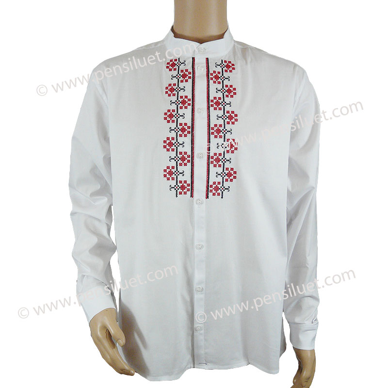 Men's shirt with embroidery 04