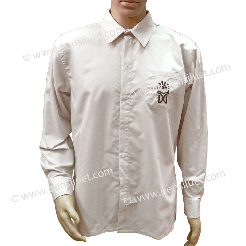 Риза мъжка официална 01 Душо ученическа униформа на ОУ Душо Хаджидеков