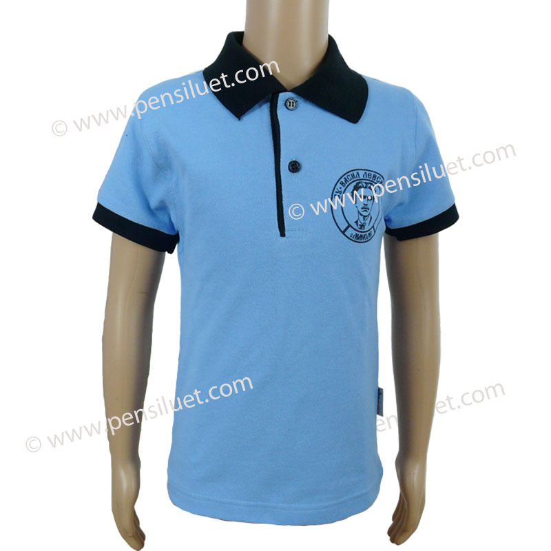 Fitted sports blouse 20 short sleeves Student uniform of Sofia University Vasil Levski Manole